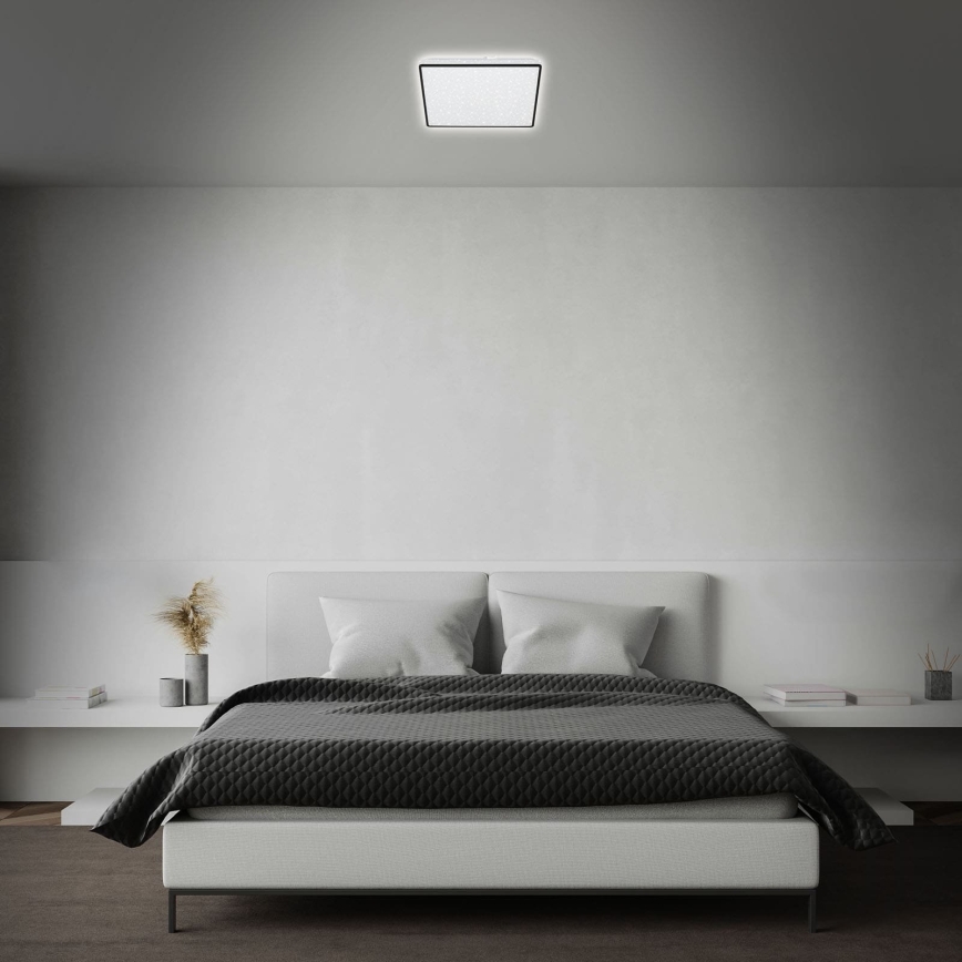 Briloner 3748-415 - Oprawa sufitowa LED STAR SKY LED/15W/230V 27x27 cm czarna