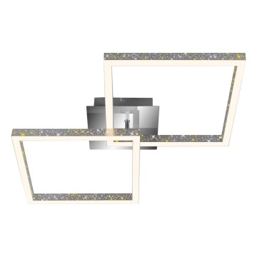 Briloner 3751-019 - LED Plafon ściemnialny FRAME LED/20W/230V chrom błyszczący