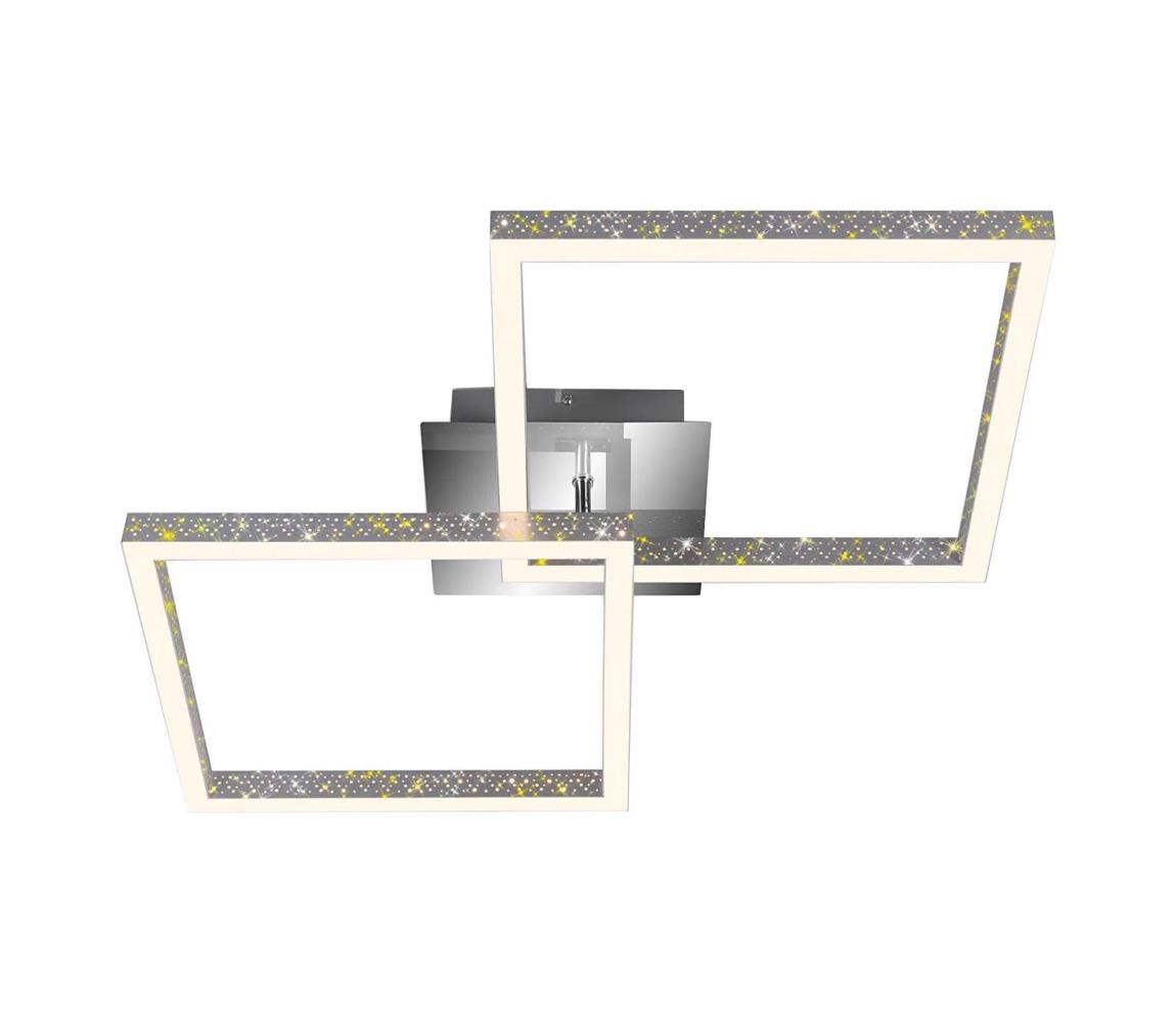 Briloner 3751-019 - LED Plafon ściemnialny FRAME LED/20W/230V chrom