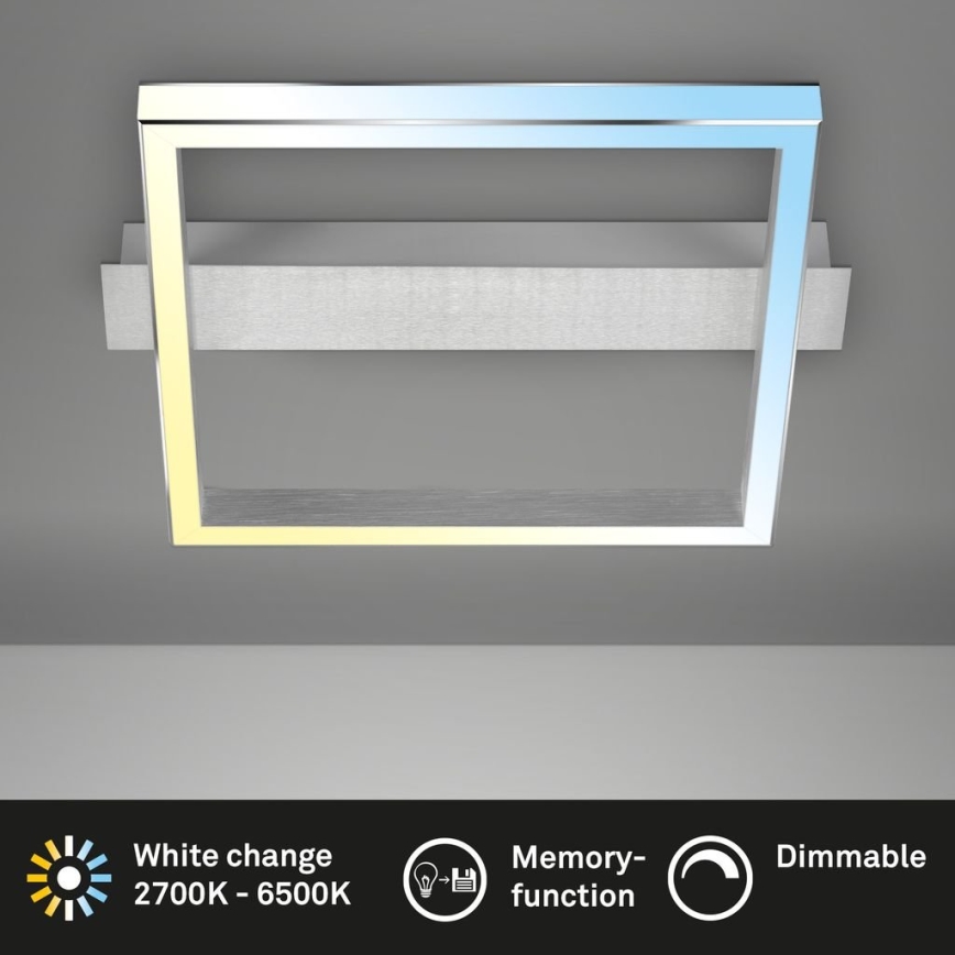 Briloner 3760-019 - Lampa sufitowa LED z funkcją ściemniania FRAME LED/23W/230V 2700-6500K 42x36 cm + pilot zdalnego sterowania