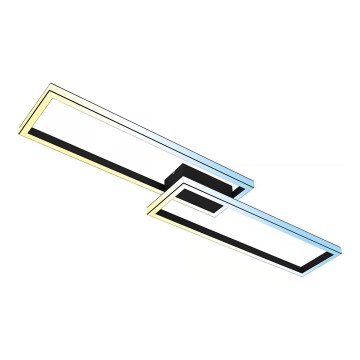 Briloner 3761015 - Ściemnialna lampa sufitowa LED/45W/230V 2700-6500K czarna + zdalne sterowanie