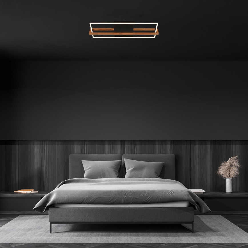 Briloner 3777-015 - Oprawa sufitowa LED FRAME LED/21W/230V 3000K czarna