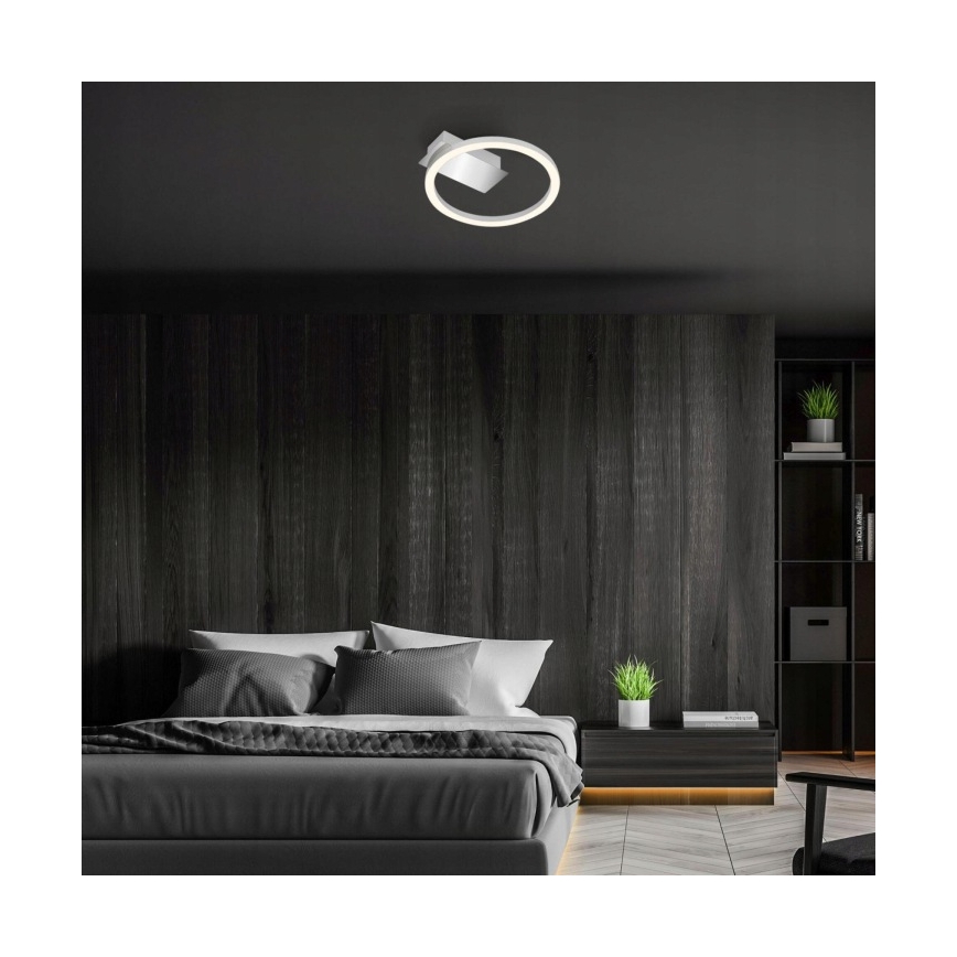Briloner 3778-014 - LED Lampa sufitowa FRAME LED/5W/230V Ø 20 cm matowy chrom