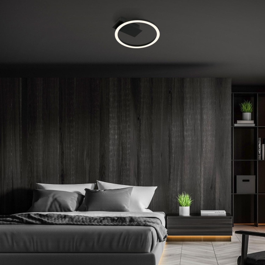 Briloner 3778-015 - Lampa sufitowa LED FRAME LED/5W/230V Ø 20 cm czarna