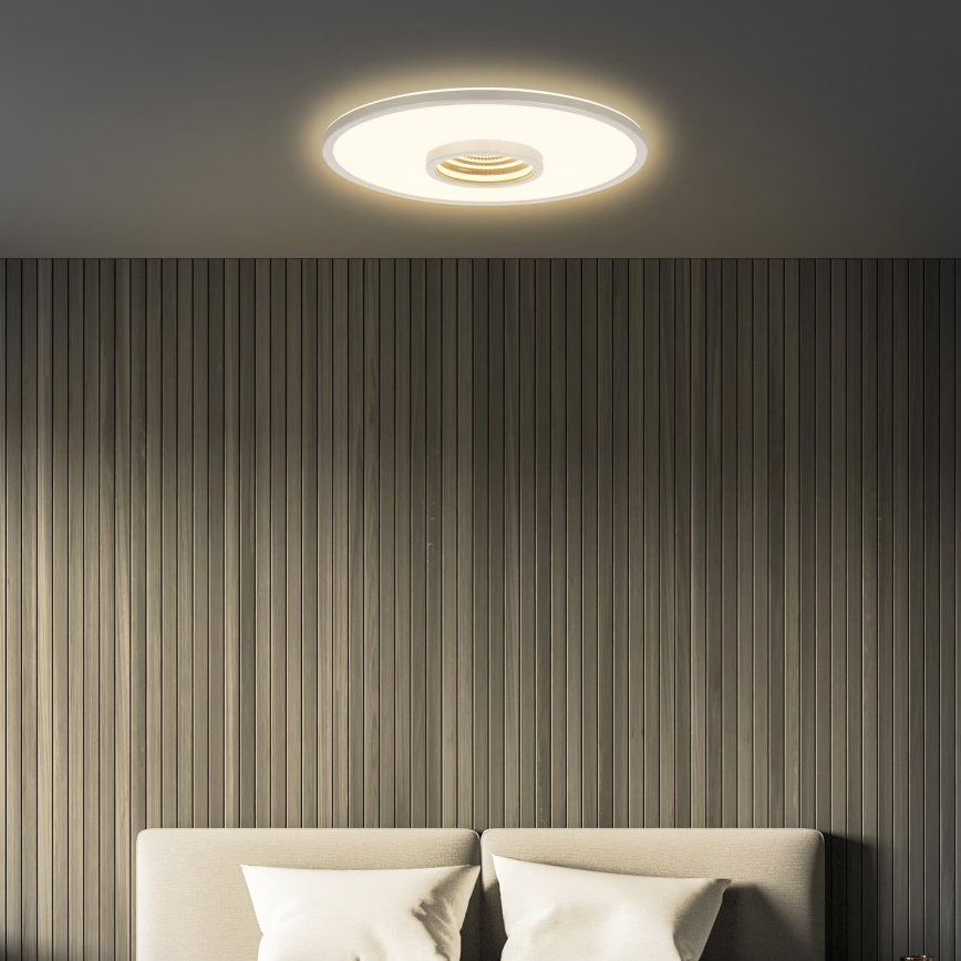 Briloner 3847014 - Lampa sufitowa LED TORO LED/18W/230V Ø 42 cm matowy chrom