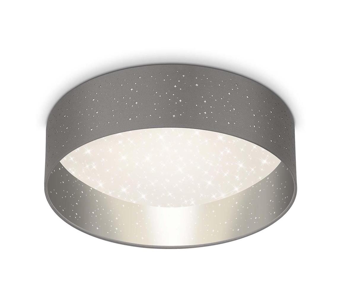 Briloner 3882-014 - LED Plafon MAILA STARRY LED/18W/230V szary/srebrny