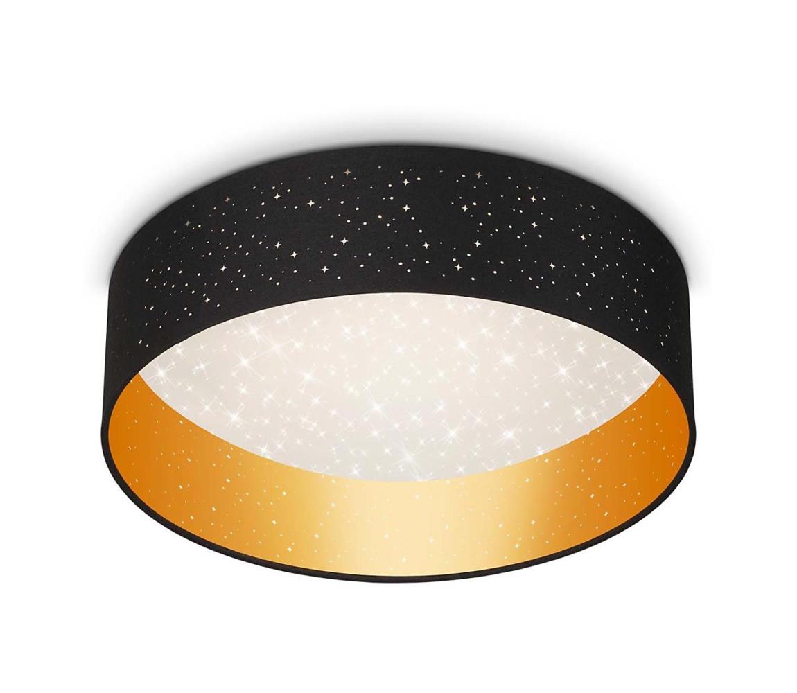 Briloner 3882-015 - LED Plafon MAILA STARRY LED/18W/230V czarny/złoty