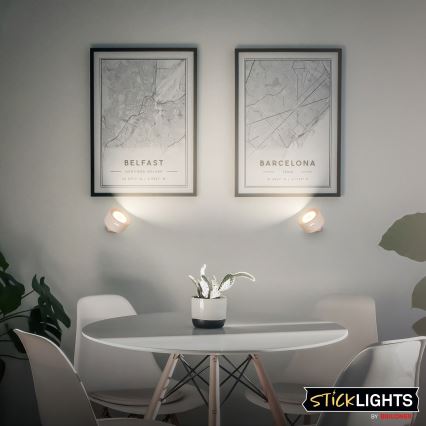 Briloner 3896011 - Ściemnialny ładowalny kinkiet LED TARI LED/1,6W/5V 1500 mAh beżowy