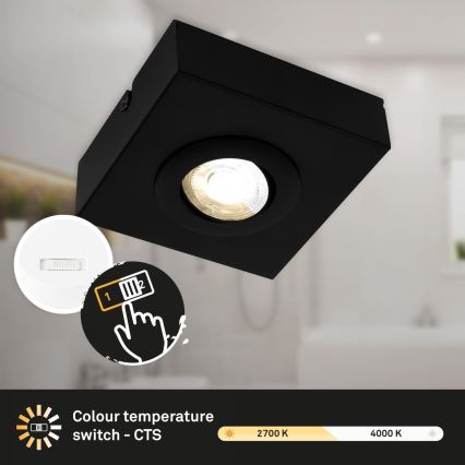 Briloner 3996015 - LED Oświetlenie punktowe CTS LED/4W/230V 2700/4000K czarny