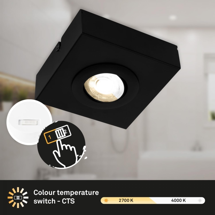 Briloner 3996015 - LED Oświetlenie punktowe CTS LED/4W/230V 2700/4000K czarny