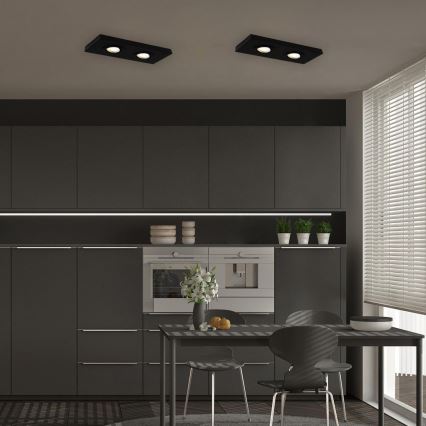 Briloner 3996025 - LED Oświetlenie punktowe CTS 2xLED/4W/230V 2700/4000K czarny
