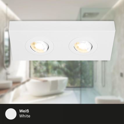 Briloner 3996026 - LED Oświetlenie punktowe CTS 2xLED/4W/230V 2700/4000K biały