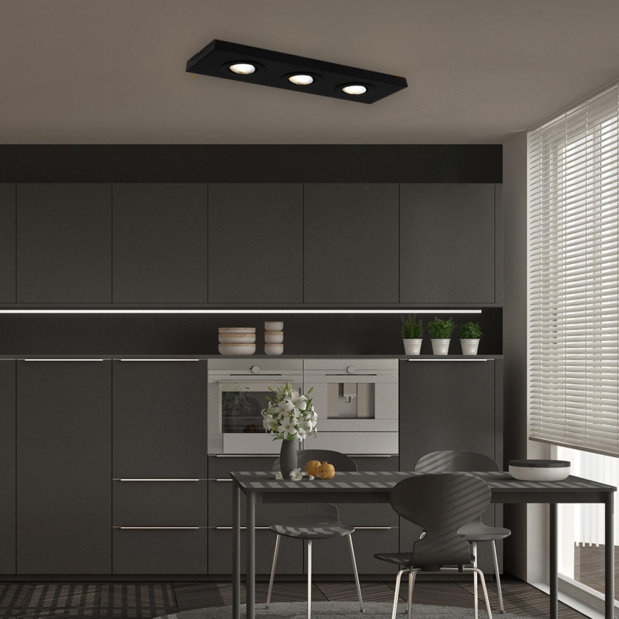Briloner 3996035 - LED Oświetlenie punktowe CTS 3xLED/4W/230V 2700/4000K czarny