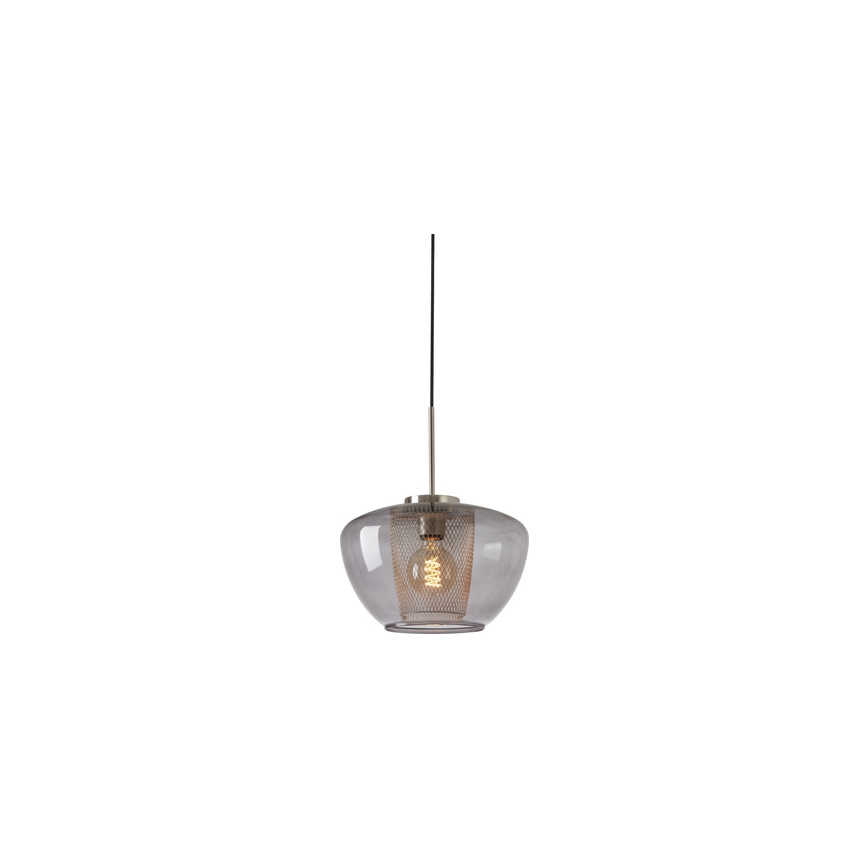 Briloner 4016-014 - Żyrandol na lince SEVENTIES 1xE27/40W/230V dymnoszary
