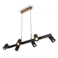 Briloner 4059065 - Lampa wisząca na linkach ERA 6xGU10/10W/230V czarna