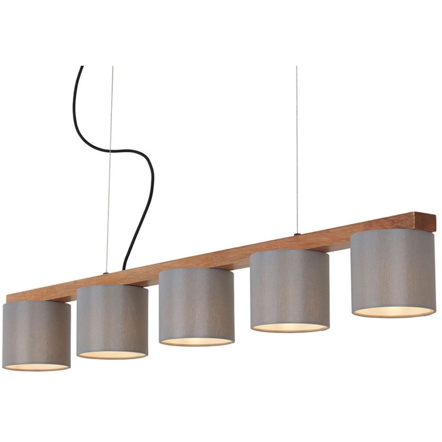 Briloner 4075-054 - Żyrandol na lince 5xE14/25W/230V