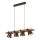 Briloner 4406-044 - Żyrandol na lince TALE 4xE27/40W/230V brązowy