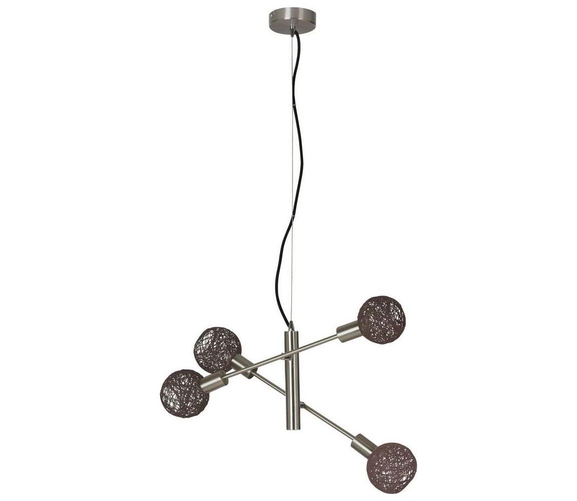 Briloner 4814-042 - Żyrandol na lince NATURE 5xE14/5,5W/230V
