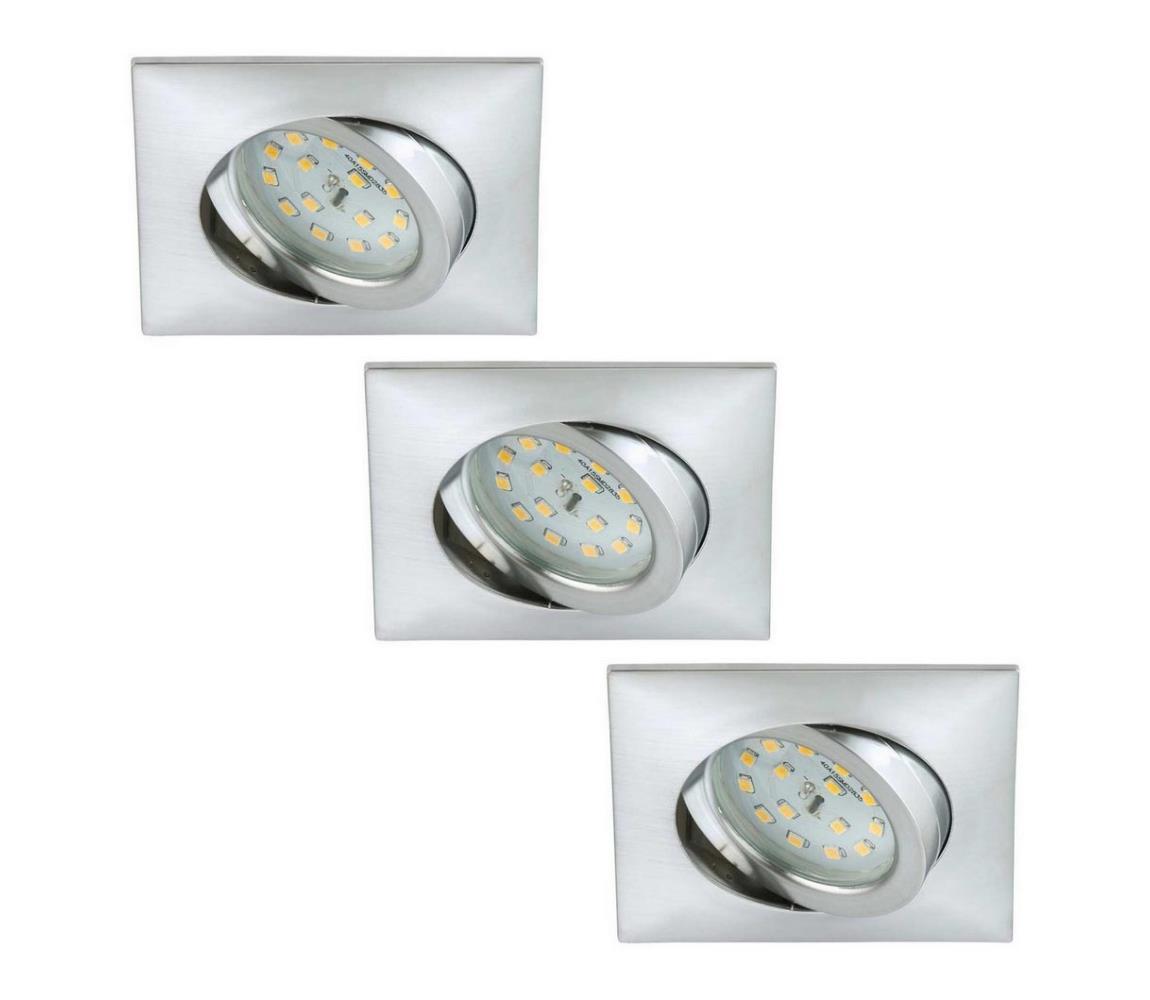 Briloner 6997-039 - ZESTAW 3x LED Łazienkowa oprawa wpuszczana LED/5W/230V IP23