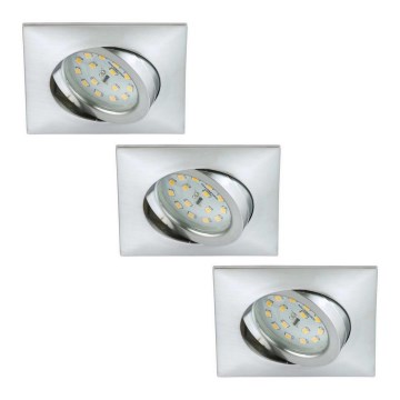 Briloner 6997-039 - ZESTAW 3x LED Oprawa sufitowa łazienkowa LED/5W/230V IP23