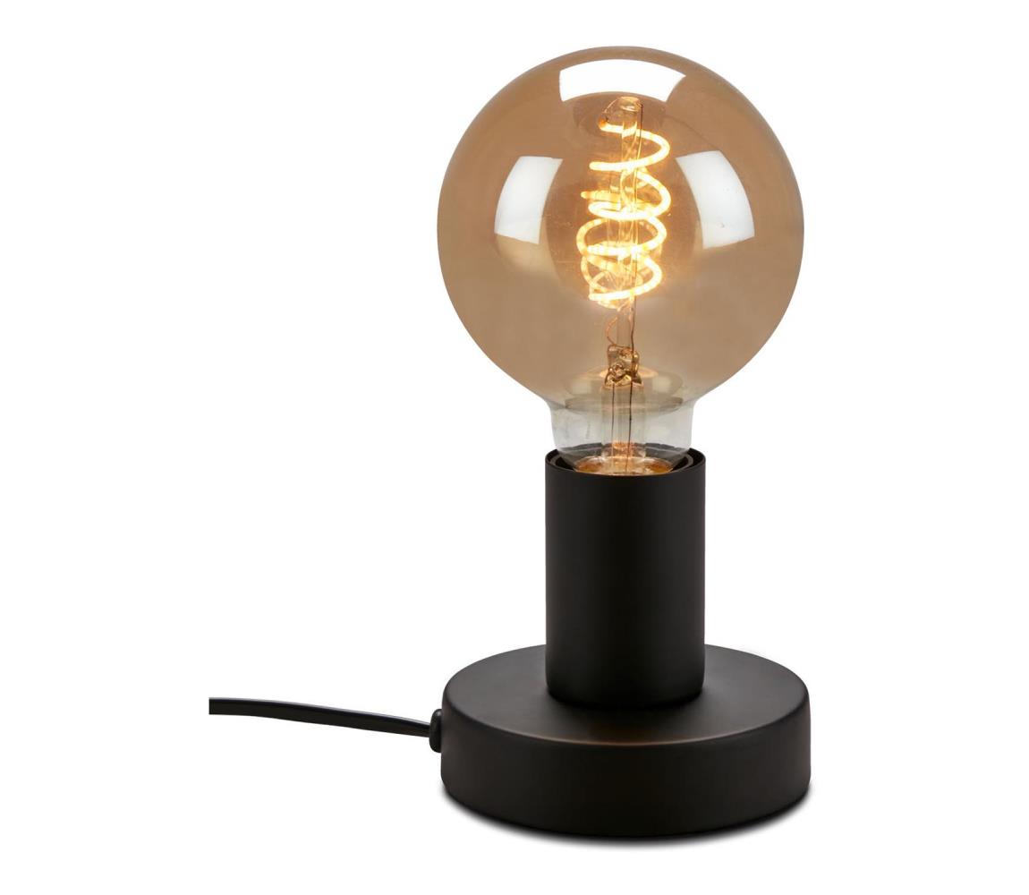 Briloner 7023-015 - Lampa stołowa TEEPU 1xE27/10W/230V czarna