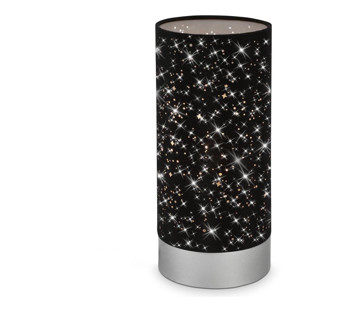 Briloner 7028-015 - Lampa stołowa STARRY SKY 1xE14/25W/230V czarna
