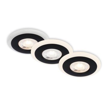 Briloner 7039-035 - ZESTAW 3x LED Łazienkowa oprawa wpuszczana LED/5W/230V IP44