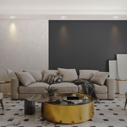 Briloner 7039034 - ZESTAW 3x LED wpuszczane oprawy sufitowe do łazienki LED/5W/230V IP44 matowy chrom