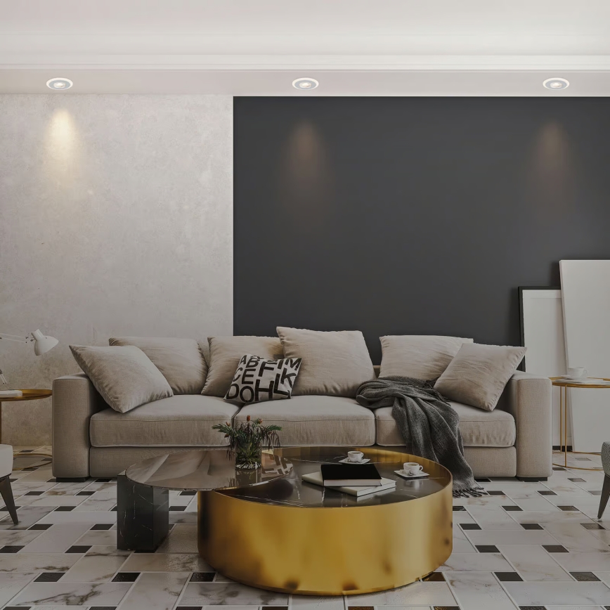 Briloner 7039034 - ZESTAW 3x LED wpuszczane oprawy sufitowe do łazienki LED/5W/230V IP44 matowy chrom