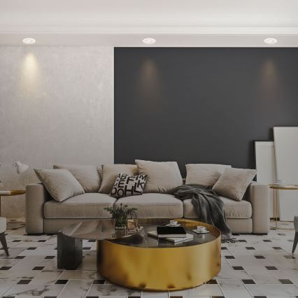 Briloner 7039036 - ZESTAW 3xLED Wpuszczana oprawa sufitowa do łazienki 3xLED/5W/230V IP44 biała