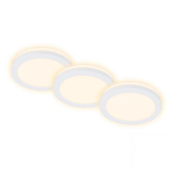 Briloner 7055-036 - ZESTAW 3x LED Łazienkowa oprawa wpuszczana LED/3W/230V IP44