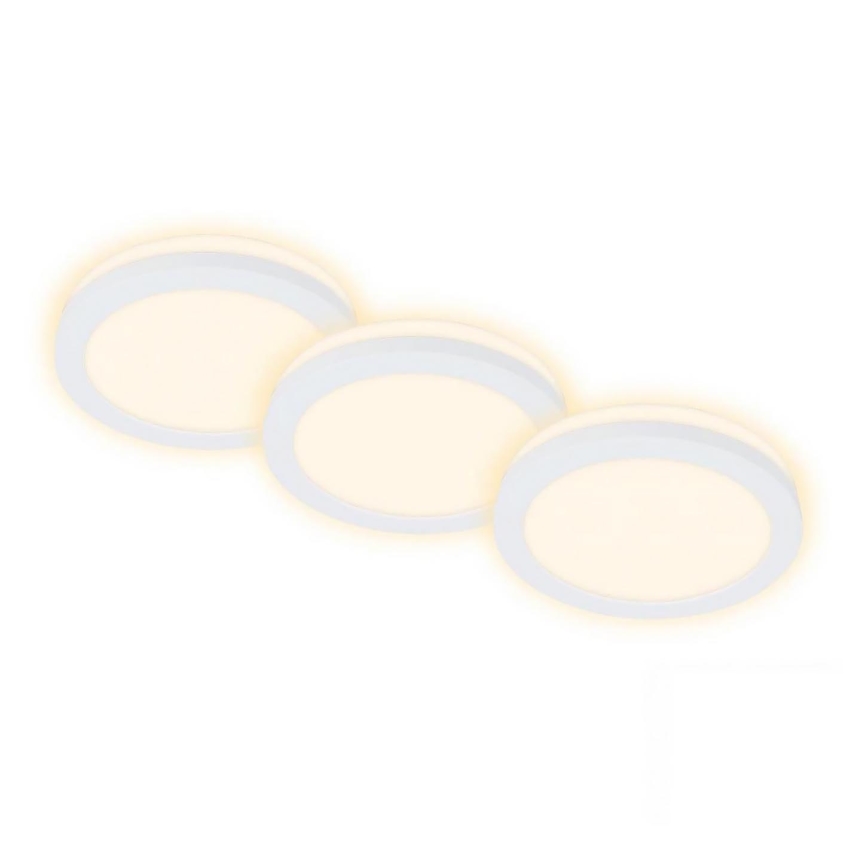 Briloner 7055-036 - ZESTAW 3x LED Łazienkowa oprawa wpuszczana LED/3W/230V IP44