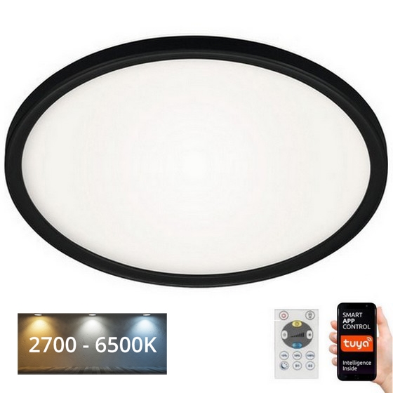 Briloner 7059-015 - LED Plafon ściemnialny SLIM LED/22W/230V 2700-6500K Wi-Fi Tuya + pilot zdalnego sterowania