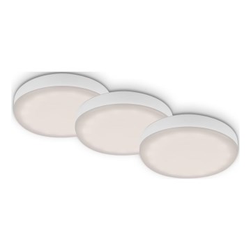 Briloner 7061-436 - ZESTAW 3x LED Łazienkowa oprawa wpuszczana LED/3W/230V IP44
