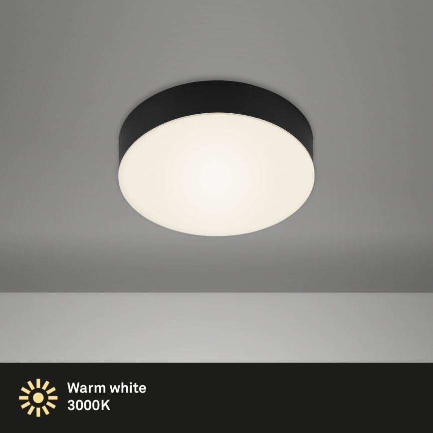 Briloner 7064015 - LED Plafon FLAME LED/11W/230V czarny