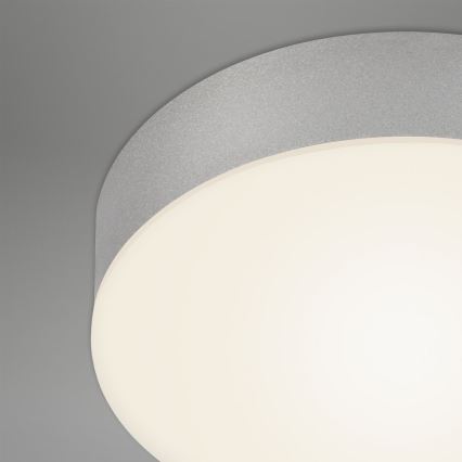 Briloner 7066-014 - LED Plafon FLAME LED/21W/230V 3000K srebrny śr. 28,7 cm