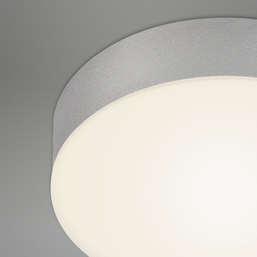 Briloner 7066-014 - LED Plafon FLAME LED/21W/230V 3000K srebrny śr. 28,7 cm