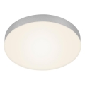 Briloner 7066-014 - LED Plafon FLAME LED/21W/230V 3000K srebrny śr. 28,7 cm