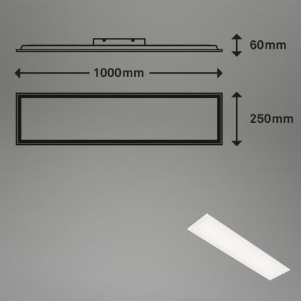 Briloner 7067-016 - LED Plafon SIMPLE LED/24W/230V