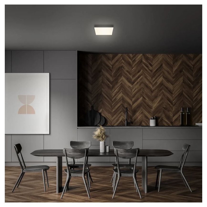 Briloner 7070-015 - LED Plafon FLAME LED/16W/230V czarne