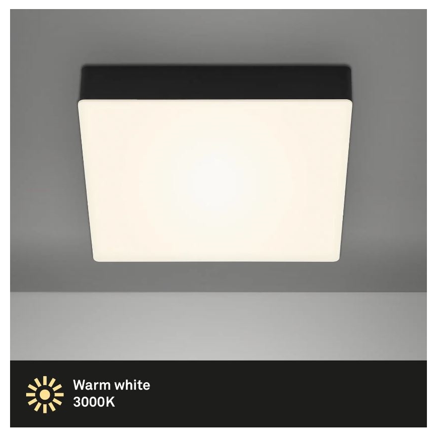 Briloner 7070-015 - LED Plafon FLAME LED/16W/230V czarne