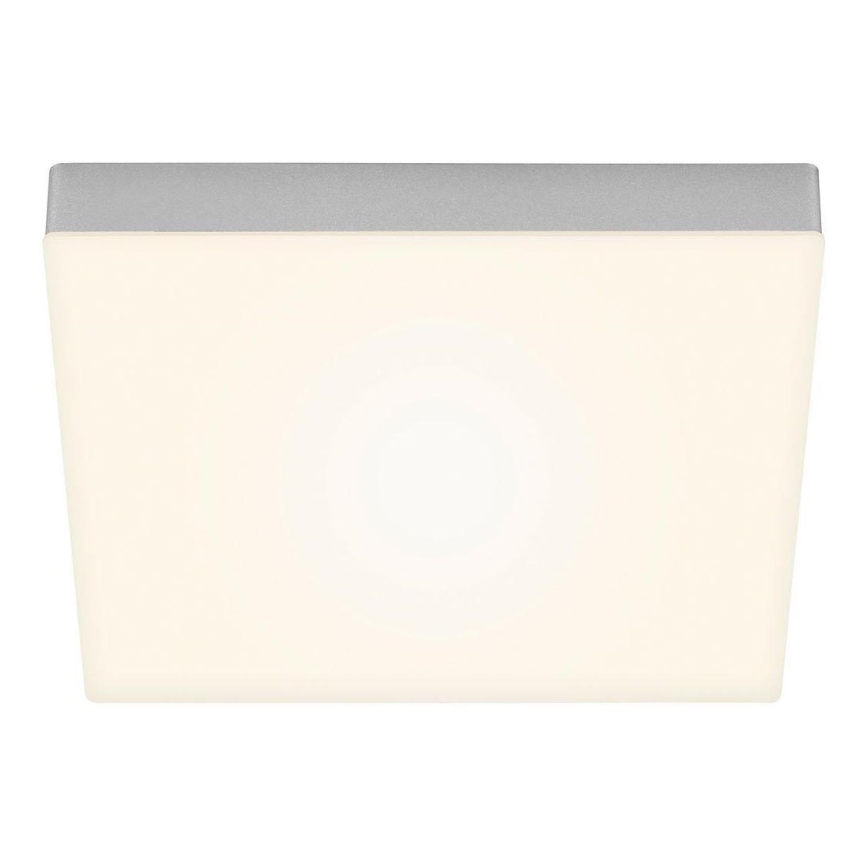 Briloner 7071-014 - LED Plafon FLAME LED/21W/230V 3000K 28,7x28,7 cm srebrny