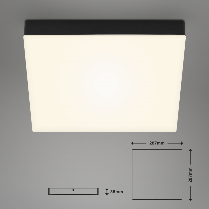 Briloner 7071015 - LED Plafon FLAME LED/21W/230V czarny