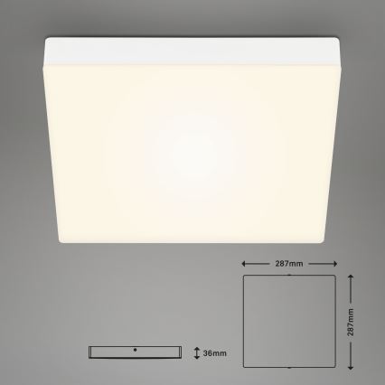 Briloner 7071016 - LED Plafon FLAME LED/21W/230V biały