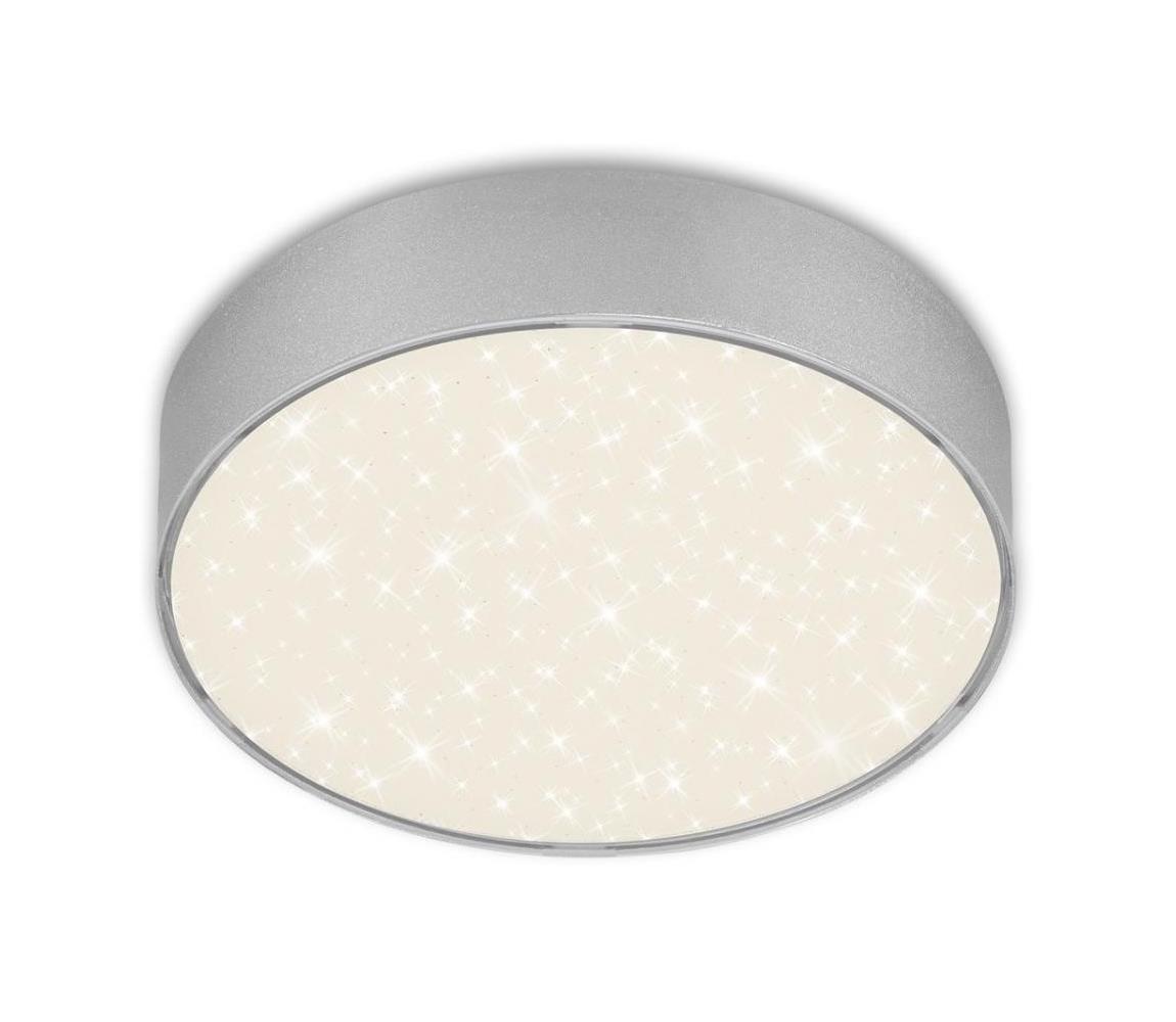 Briloner 7072-414 -LED Plafon STAR SKY LED/11W/230V śr. 15 cm srebrny