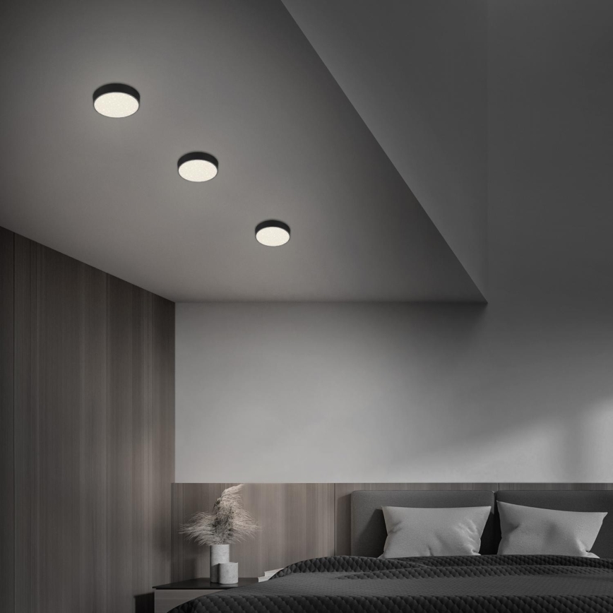 Briloner 7072-415 - LED Plafon STAR SKY LED/11W/230V 4000K śr. 15 cm czarny