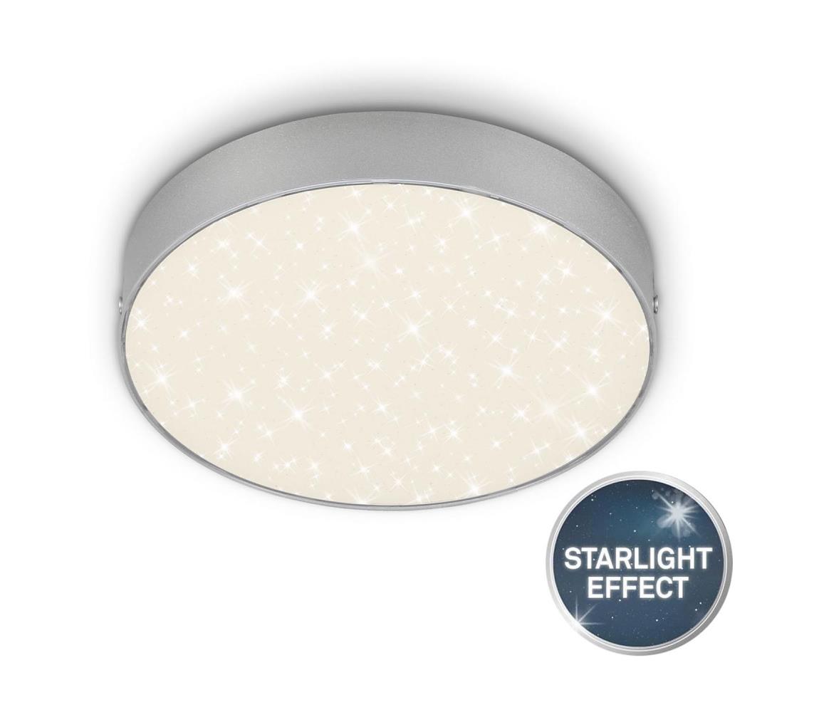 Briloner 7073-414 -LED Plafon STAR SKY LED/16W/230V śr. 21 cm srebrny