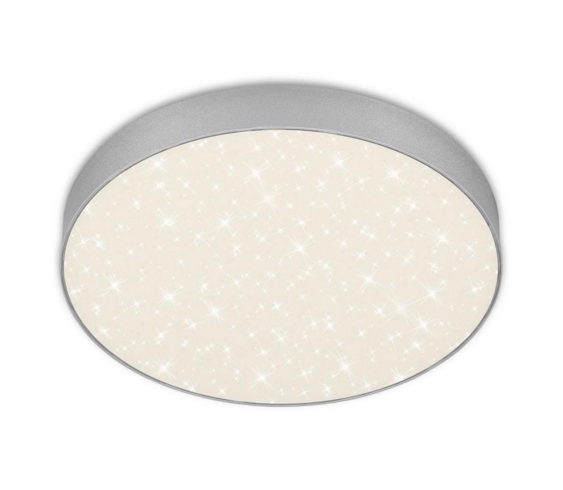 Briloner 7074-414 -LED Plafon STAR SKY LED/21W/230V śr. 28 cm srebrny