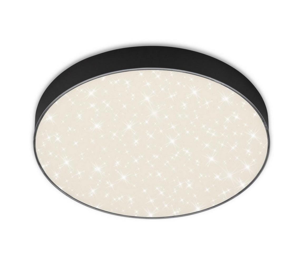 Briloner 7074-415 - LED Plafon STAR SKY LED/21W/230V śr. 28 cm czarny