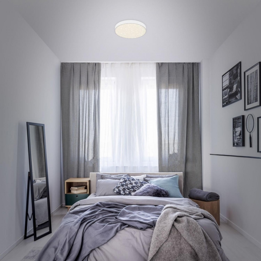 Briloner 7074-416 - LED Plafon STAR SKY LED/21W/230V 4000K śr. 28 cm biały